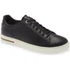 Birkenstock Bend Low Leather Low-top Sneakers In Black Leather
