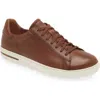 Birkenstock Bend Low Top Sneaker In Cognac Leather
