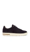 Birkenstock Bend Low Leather Low-top Sneakers In Navy