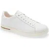 Birkenstock Bend Low Top Sneaker In White Leather