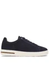 Birkenstock Bend Low Leather Low-top Sneakers In Blue