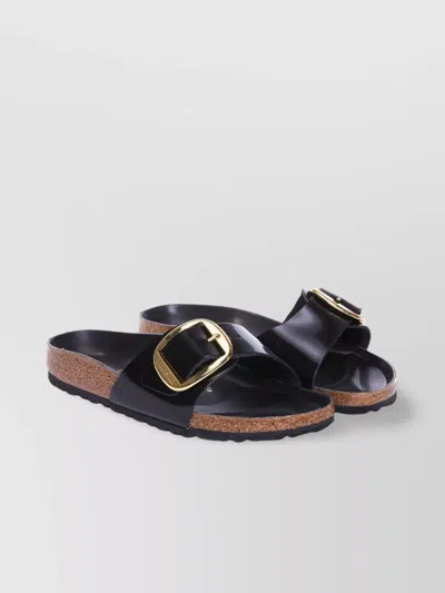 BIRKENSTOCK BIG BUCKLE LEATHER SANDALS