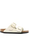 Birkenstock Sydney Cushion-buckle Double Strap Slides In Multi