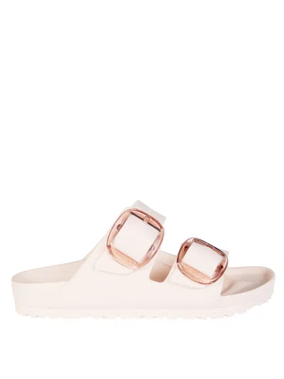 Birkenstock Big Buckle Slide Sandals In Rosa