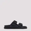 Birkenstock Arizona Raffia Slide In Black