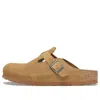 Birkenstock Boston Suede Embossed 'butterscotch Brown'
