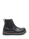 Birkenstock Stalon Ii Waxy Chelsea Boots In Leather Nubuck In Black