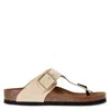 Birkenstock Gizeh Buckled Flip Flops In White