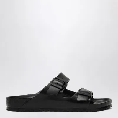 BIRKENSTOCK BLACK ARIZONA ESSENTIALS SLIDE