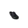 Birkenstock Boston Suede-trimmed Leather Clogs In Black