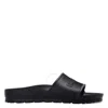 Birkenstock Barbados Eva Logo-embossed Sliders In Black