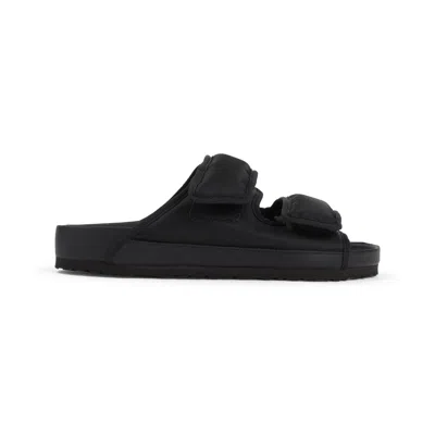 BIRKENSTOCK BIRKENSTOCK BLACK FABRIC COSNY SLIPPERS