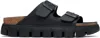 Birkenstock Arizona Sandals Open Toe Chunky Sole In Black