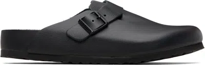 Birkenstock Black Narrow Boston Slip-on Loafers