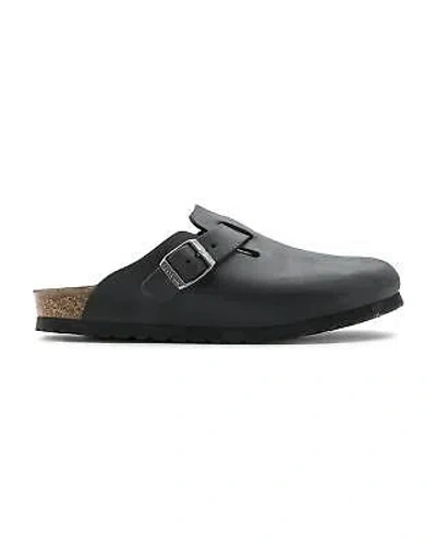Pre-owned Birkenstock Boston Clog Black - Sandals -size 39