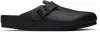 BIRKENSTOCK BLACK REGULAR BOSTON LOAFERS