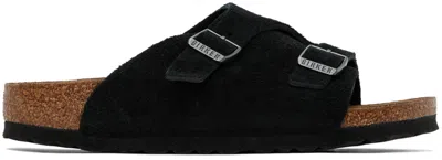 BIRKENSTOCK BLACK REGULAR ZÜRICH SANDALS