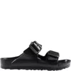 Birkenstock Black Sandals Arizona Eva Kids For Kids With Logo In Black