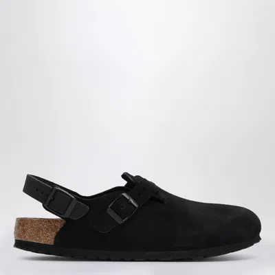 BIRKENSTOCK BLACK SUEDE TOKYO LOAFERS