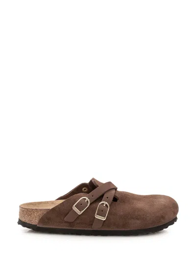 Birkenstock Blair Slide Sandals In Brown