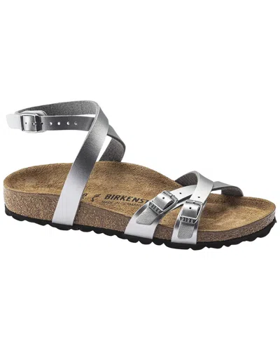 Birkenstock Blanca Birko-flor Sandal In Silver