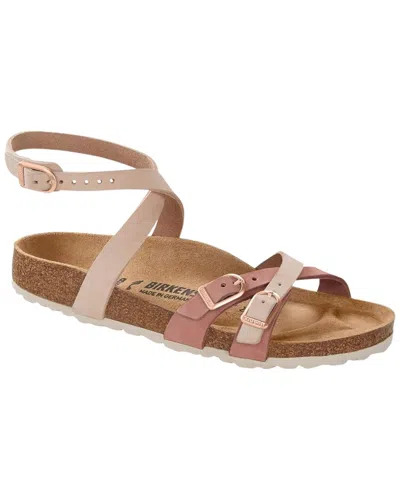 Birkenstock Blanca Leather Sandal In Pink