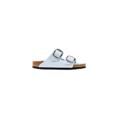 Birkenstock Blue Artificial Leather Slippers In Multi