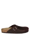 Birkenstock Boston Oiled Sabot In Habana Leather