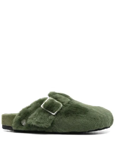 Birkenstock Boston 1774 Slippers In グリーン