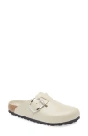Birkenstock Boston Big Buckle Clog In Neutral