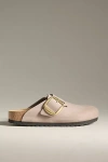 Birkenstock Boston Big Buckle Clogs In Purple