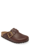 Birkenstock Boston Vintage Bold Grip Clogs Roast In Roast