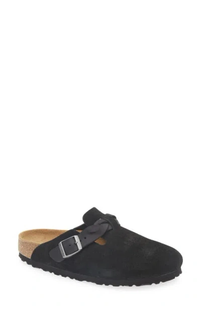 Birkenstock Boston Braid Clog In Black