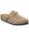 Birkenstock Boston Braided Narrow Suede Clog