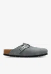 Birkenstock Slipper Boston Braided Colour Basalt Gray