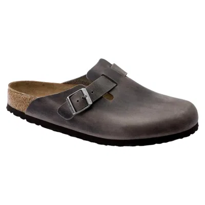Birkenstock Boston Bs Iron 1013255 Men's In Gray