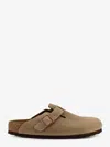 Birkenstock Boston Bs Leather Mule In Sand