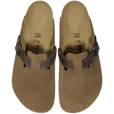 Birkenstock Boston Bs Mules Dark Tea Brown
