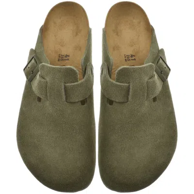 Birkenstock Boston Bs Mules Green
