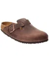 Birkenstock Boston Bs Narrow Leather Clog In Animal Print