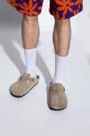 Birkenstock ‘boston Bs' Slides In Beige