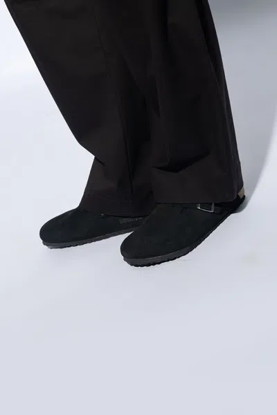 Birkenstock ‘boston Bs' Slides In Black