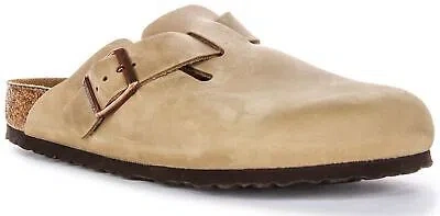 Pre-owned Birkenstock Boston Bs Womens Sandals In Tobacco Size Us 5 - 11