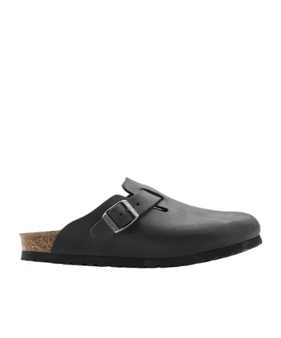 BIRKENSTOCK BOSTON BUCKLED MULES