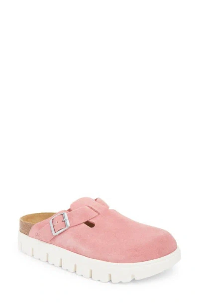 Birkenstock Boston Chunky Mule In Pink