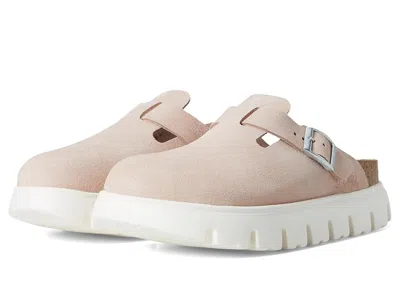 Birkenstock Boston Chunky Platform Clog In Pink