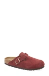 Birkenstock Boston Clog In Burgundy