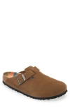 Birkenstock Boston Clog In Dark Tea