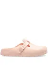 Birkenstock Boston Clogs In Pink