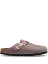 Birkenstock Boston Clogs In Purple